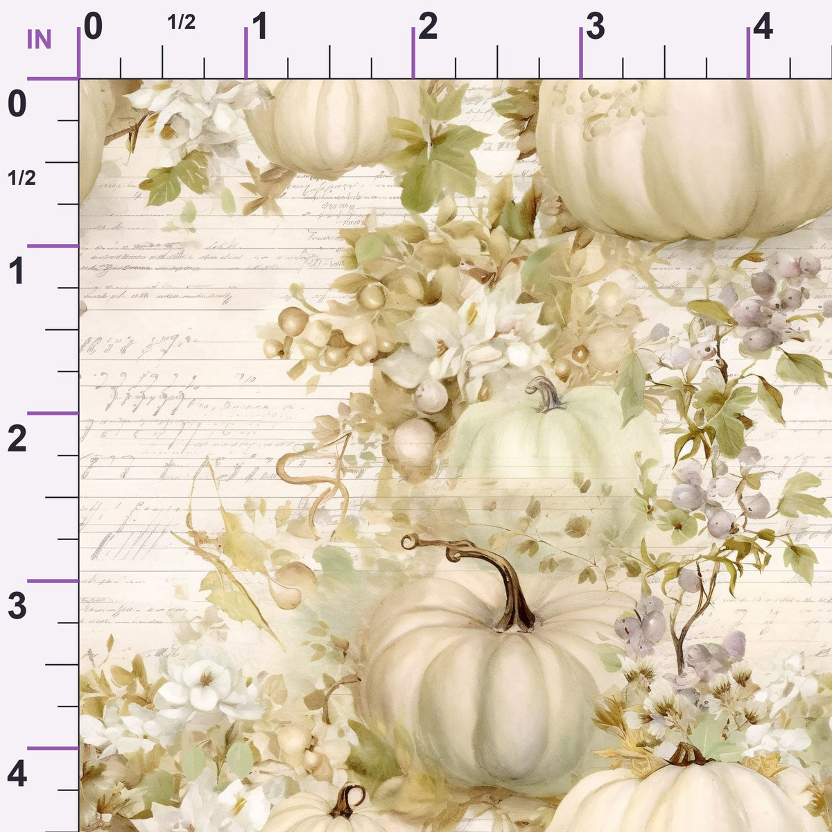 Ivory Harvest Pattern 11 Minky Fabric