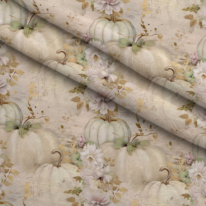 Ivory Harvest Pattern 12 Minky Fabric