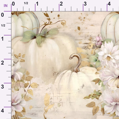 Ivory Harvest Pattern 12 Minky Fabric