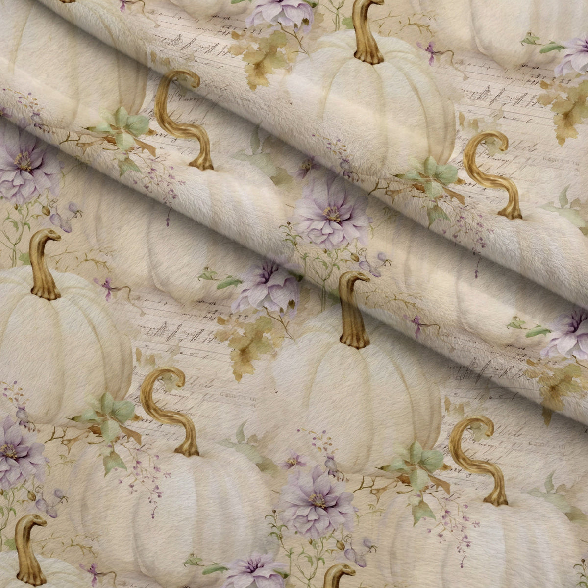 Ivory Harvest Pattern 14 Minky Fabric