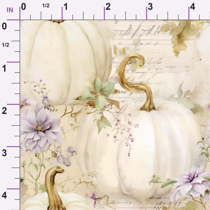Ivory Harvest Pattern 14 Minky Fabric