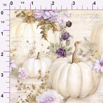 Ivory Harvest Pattern 15 Minky Fabric