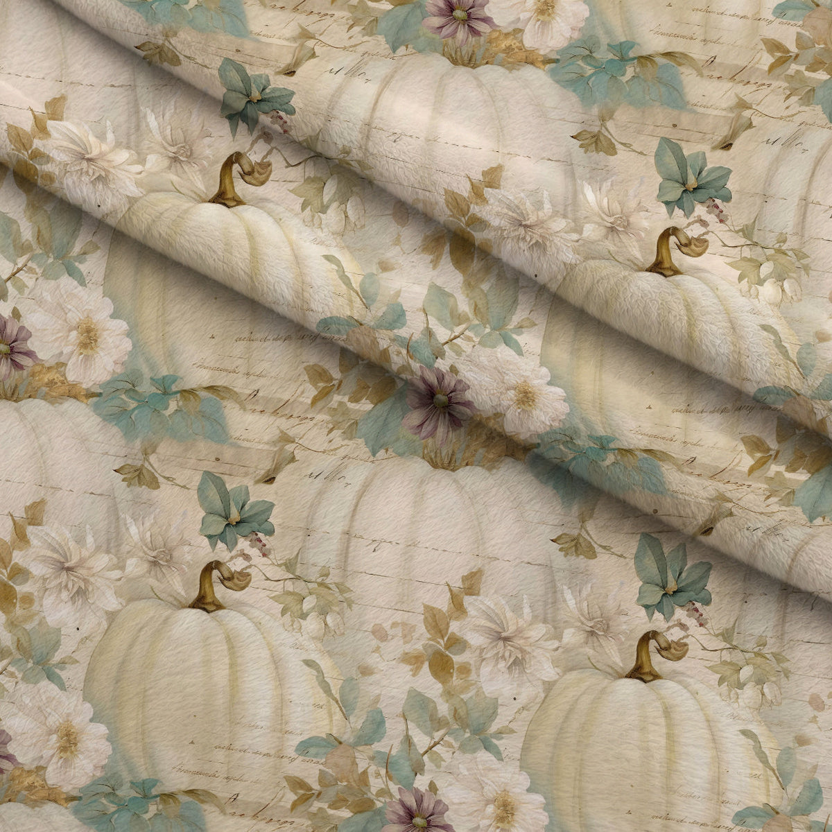 Ivory Harvest Pattern 19 Minky Fabric