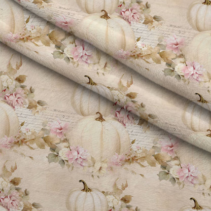 Ivory Harvest Pattern 2 Minky Fabric