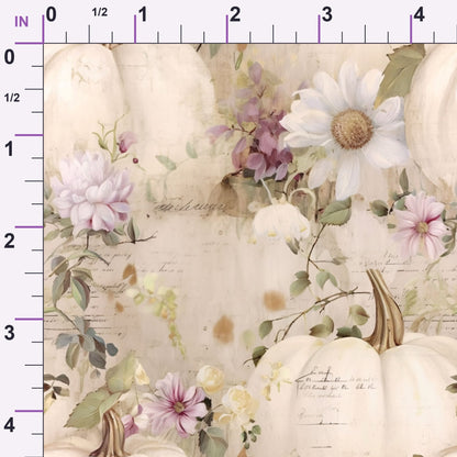 Ivory Harvest Pattern 20 Minky Fabric