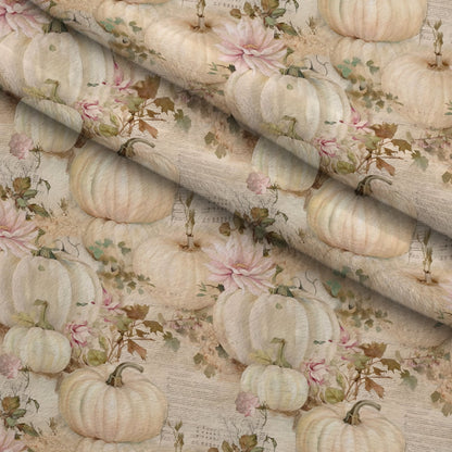 Ivory Harvest Pattern 3 Minky Fabric