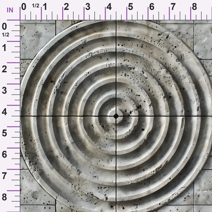Japanese Zen Garden Pattern 8 Minky Fabric