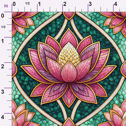 Jeweled Panes Pattern 12 Minky Fabric