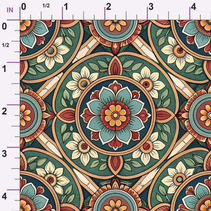 Jeweled Panes Pattern 2 Minky Fabric