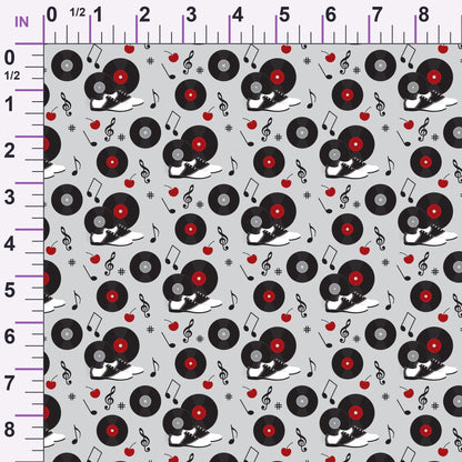 Jukebox Jive Pattern 15 Minky Fabric