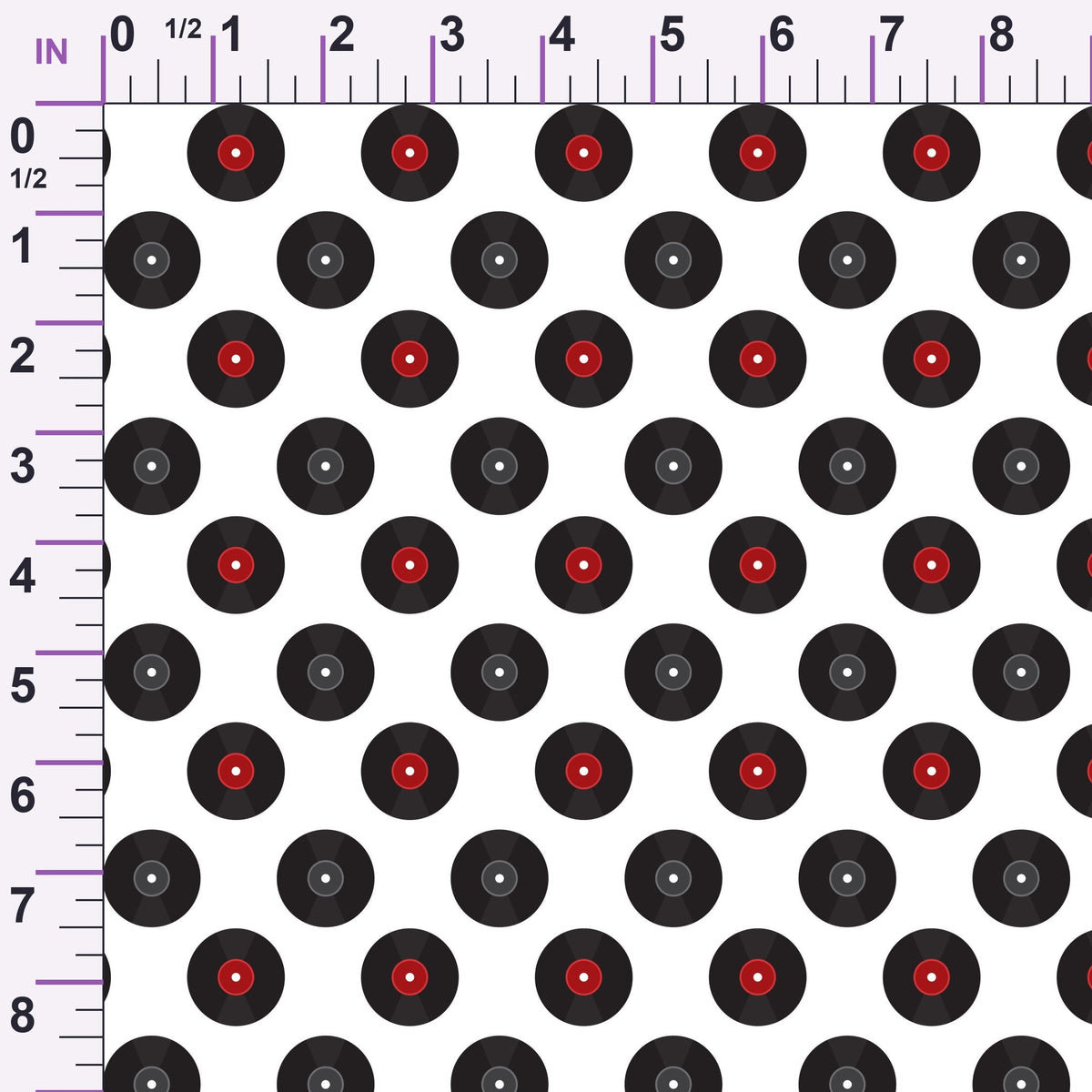 Jukebox Jive Pattern 7 Minky Fabric