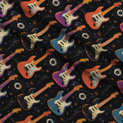 Jukebox Starlight Pattern 7 Minky Fabric