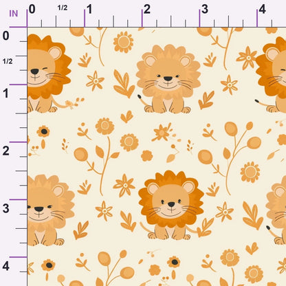 Jungle Cubs Pattern 1 Minky Fabric
