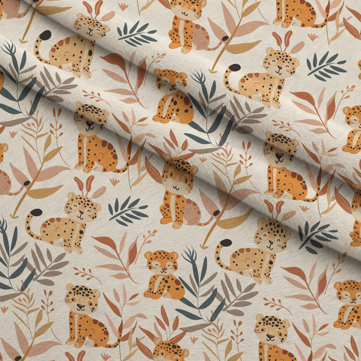 Jungle Cubs Pattern 16 Minky Fabric