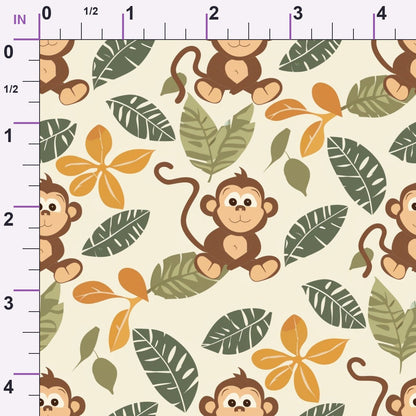 Jungle Cubs Pattern 17 Minky Fabric