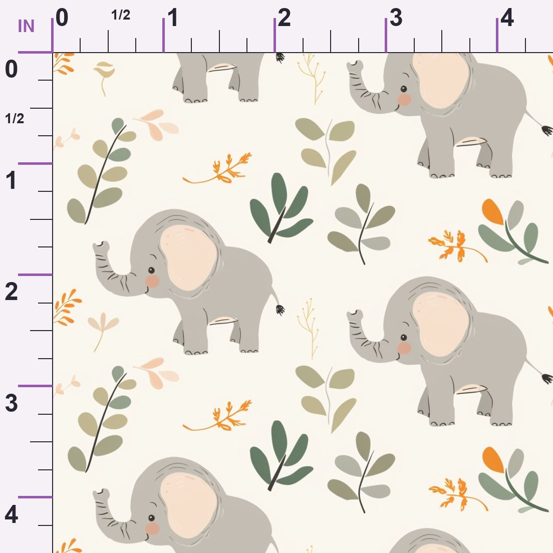 Jungle Cubs Pattern 18 Minky Fabric