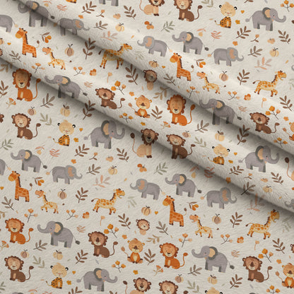 Jungle Cubs Pattern 25 Minky Fabric