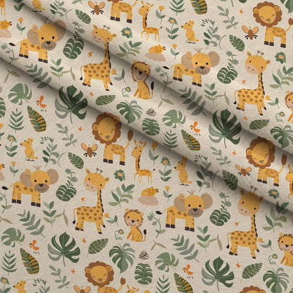 Jungle Cubs Pattern 4 Minky Fabric