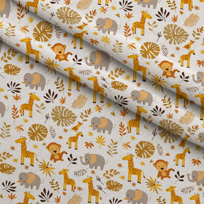 Jungle Cubs Pattern 5 Minky Fabric
