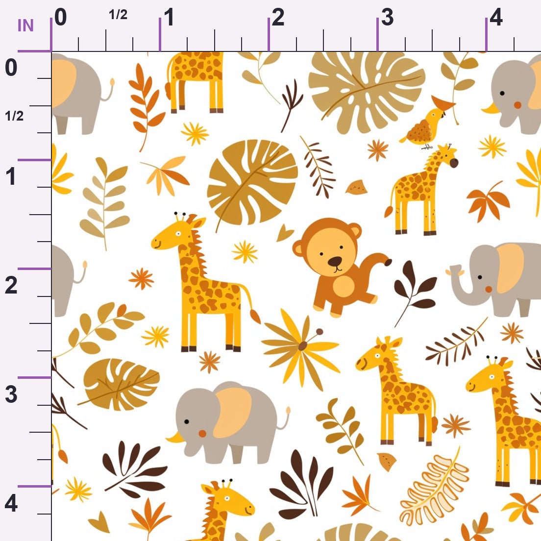 Jungle Cubs Pattern 5 Minky Fabric