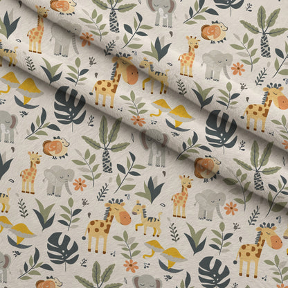 Jungle Cubs Pattern 6 Minky Fabric