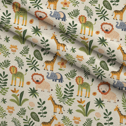 Jungle Cubs Pattern 7 Minky Fabric