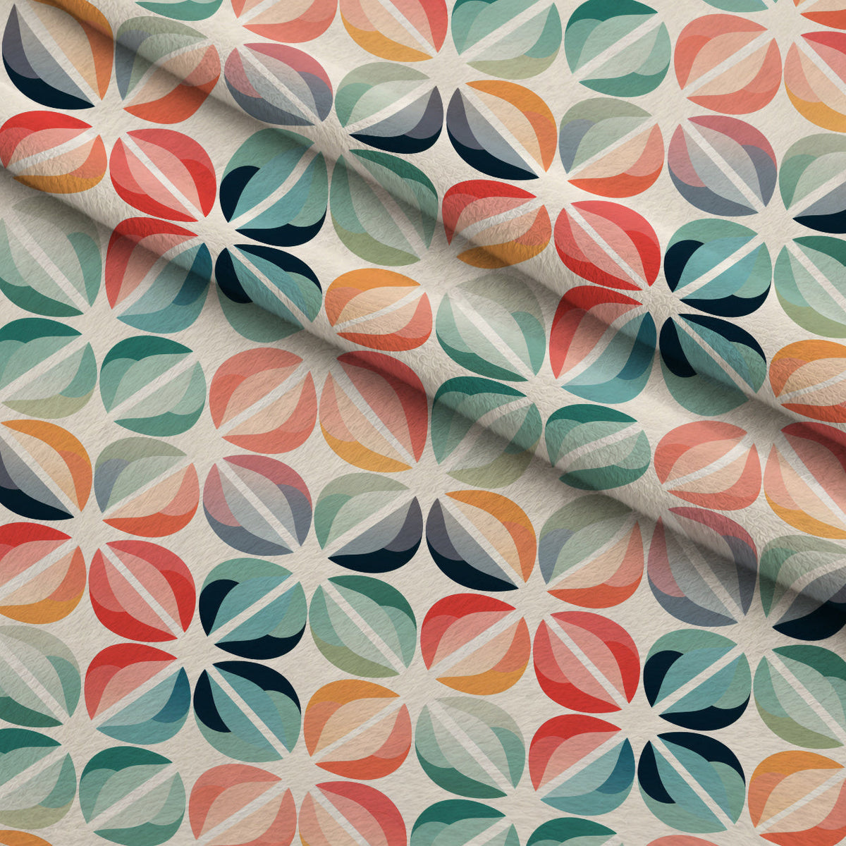 Kaleidoscope Blooms Pattern 5 Minky Fabric