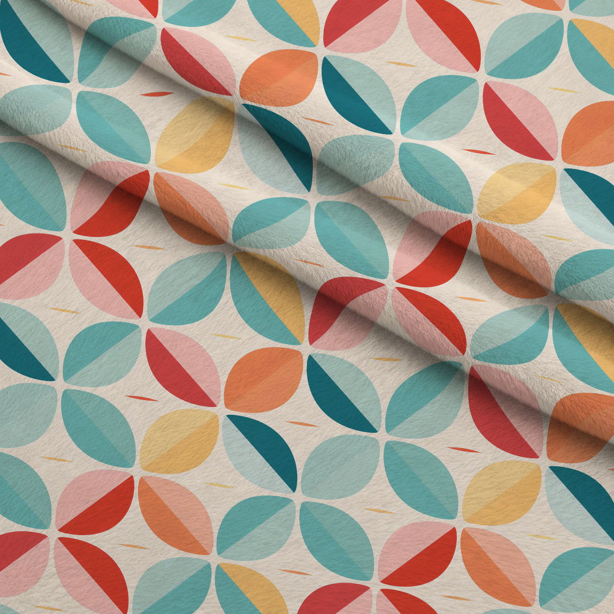 Kaleidoscope Blooms Pattern 7 Minky Fabric