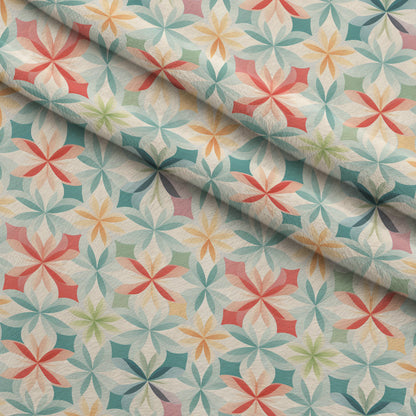 Kaleidoscope Blooms Pattern 8 Minky Fabric