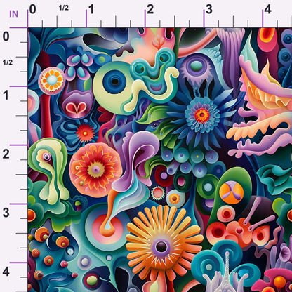 Kaleidoscope Dreams Pattern 10 Minky Fabric