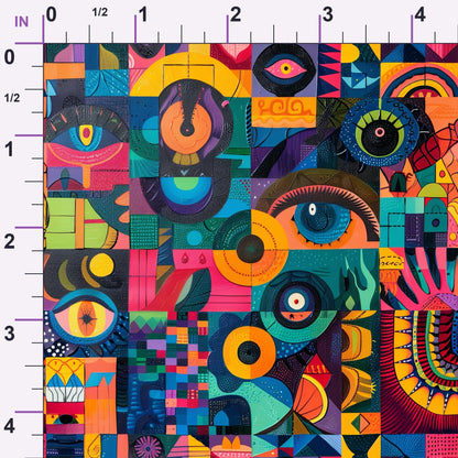 Kaleidoscope Dreams Pattern 13 Minky Fabric