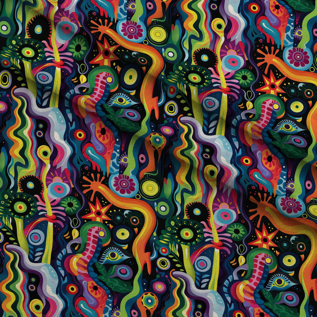 Kaleidoscope Dreams Pattern 14 Minky Fabric