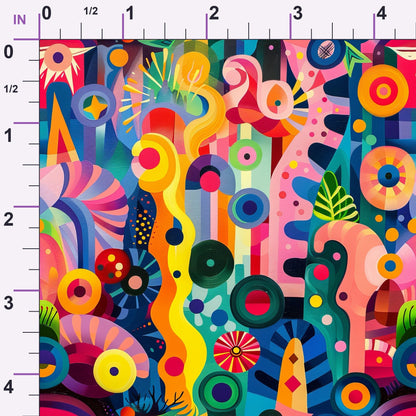 Kaleidoscope Dreams Pattern 15 Minky Fabric