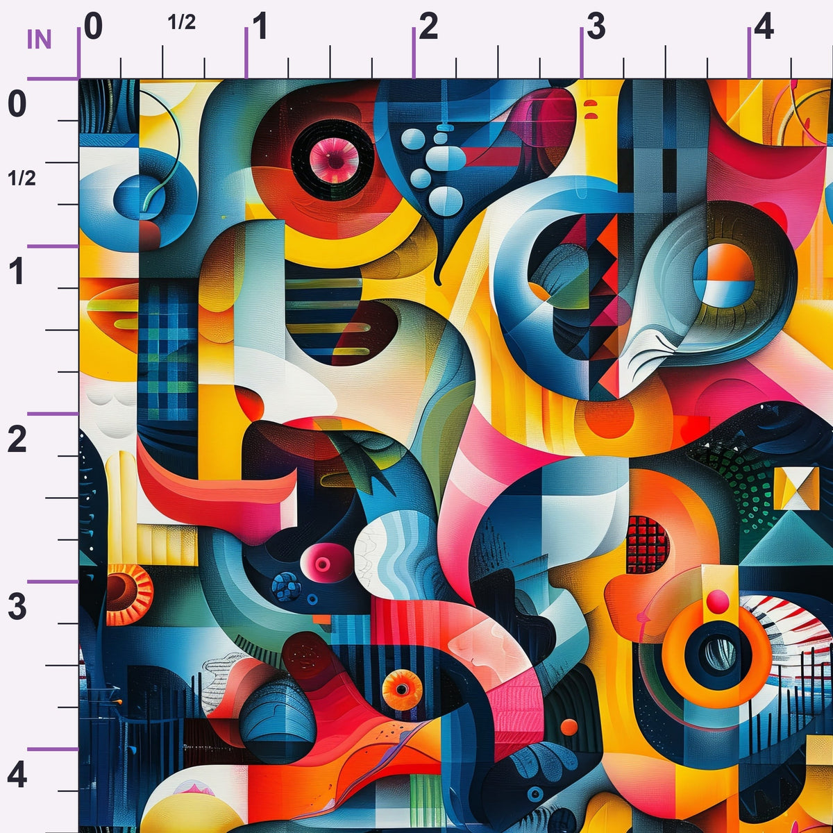 Kaleidoscope Dreams Pattern 3 Minky Fabric