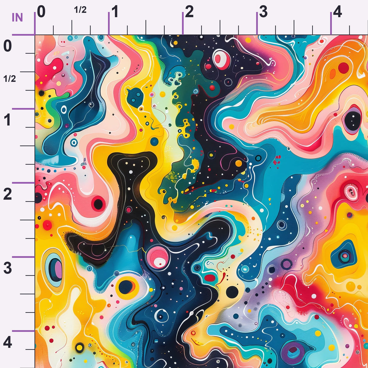 Kaleidoscope Dreams Pattern 4 Minky Fabric