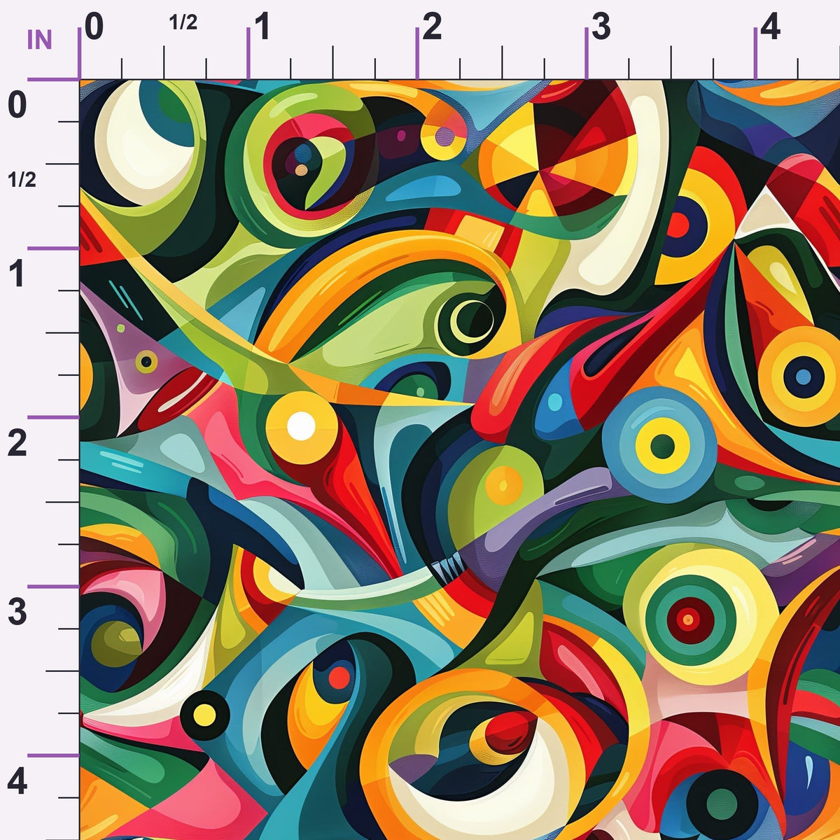 Kaleidoscope Dreams Pattern 5 Minky Fabric