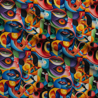 Kaleidoscope Dreams Pattern 6 Minky Fabric