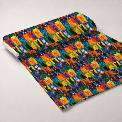 Kaleidoscope Kittens Pattern 1 Minky Fabric