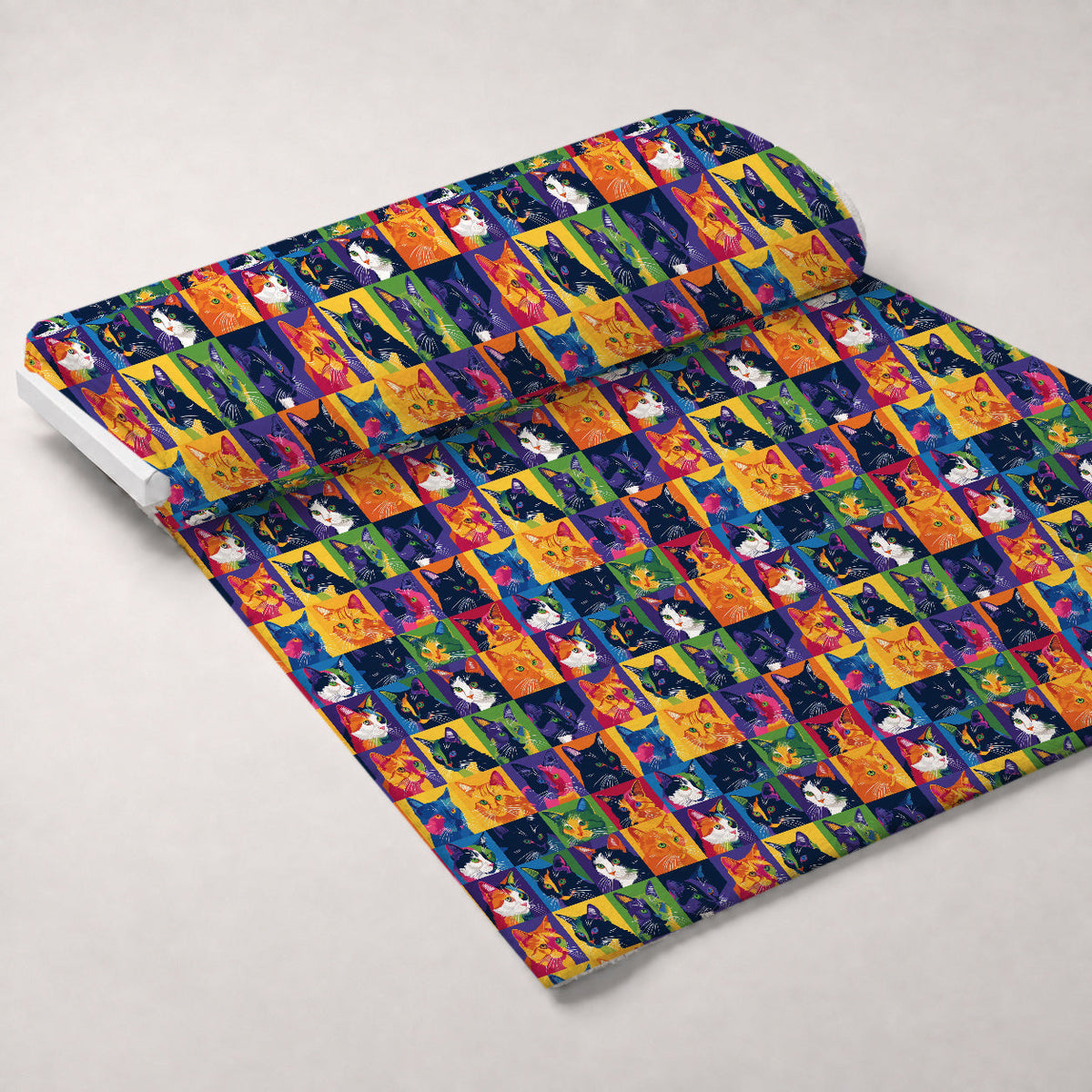 Kaleidoscope Kittens Pattern 2 Minky Fabric