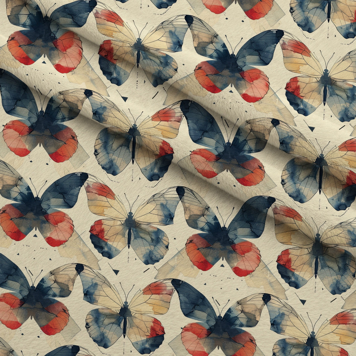 Kaleidoscope Wings Pattern 1 Minky Fabric