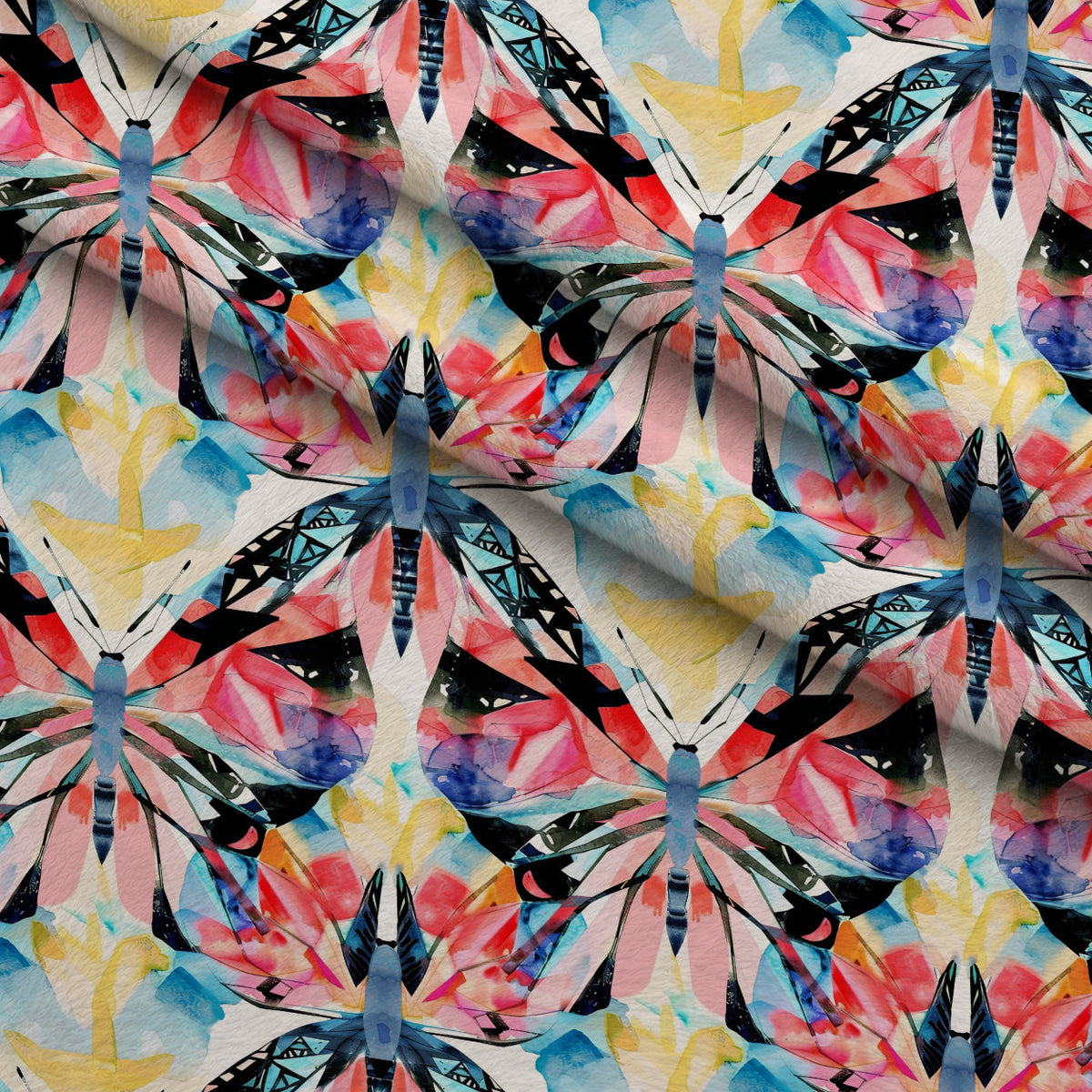 Kaleidoscope Wings Pattern 10 Minky Fabric
