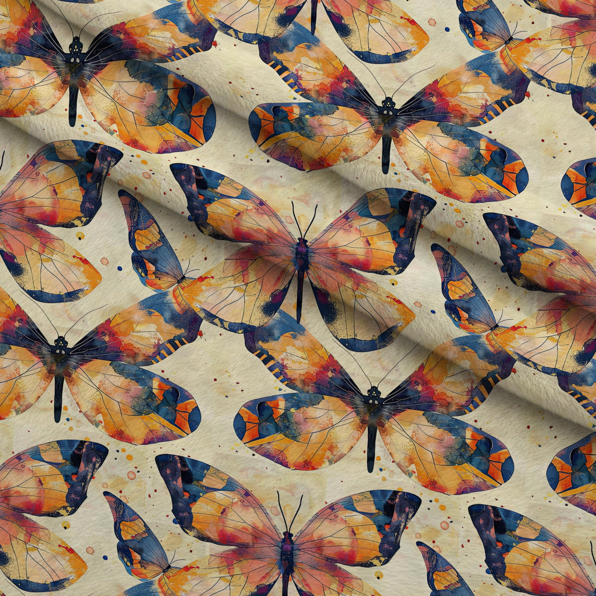 Kaleidoscope Wings Pattern 11 Minky Fabric