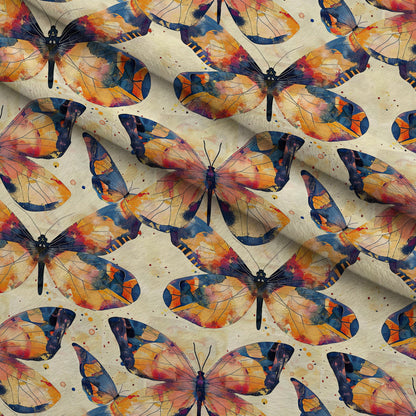 Kaleidoscope Wings Pattern 11 Minky Fabric