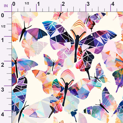 Kaleidoscope Wings Pattern 12 Minky Fabric