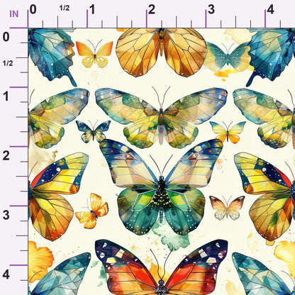 Kaleidoscope Wings Pattern 14 Minky Fabric