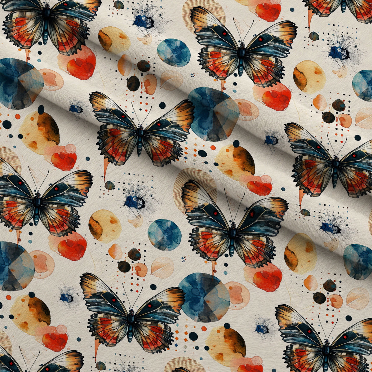 Kaleidoscope Wings Pattern 17 Minky Fabric