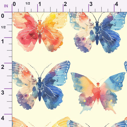 Kaleidoscope Wings Pattern 18 Minky Fabric