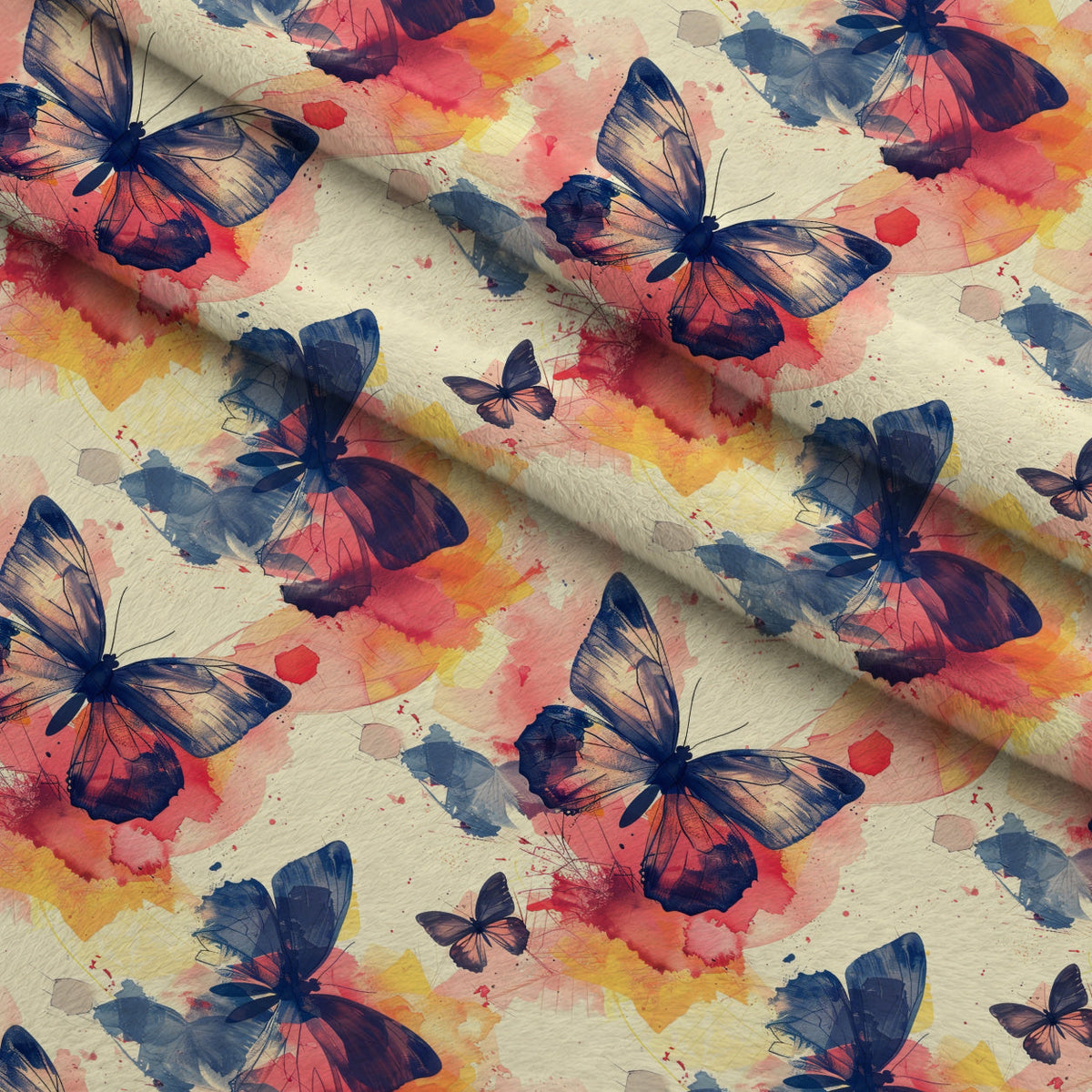 Kaleidoscope Wings Pattern 3 Minky Fabric