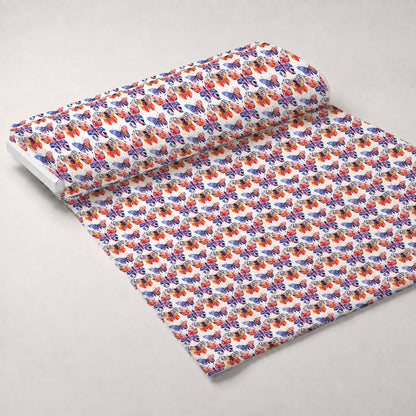 Kaleidoscope Wings Pattern 5 Minky Fabric