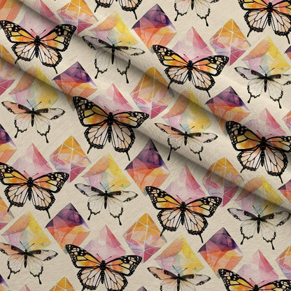 Kaleidoscope Wings Pattern 6 Minky Fabric